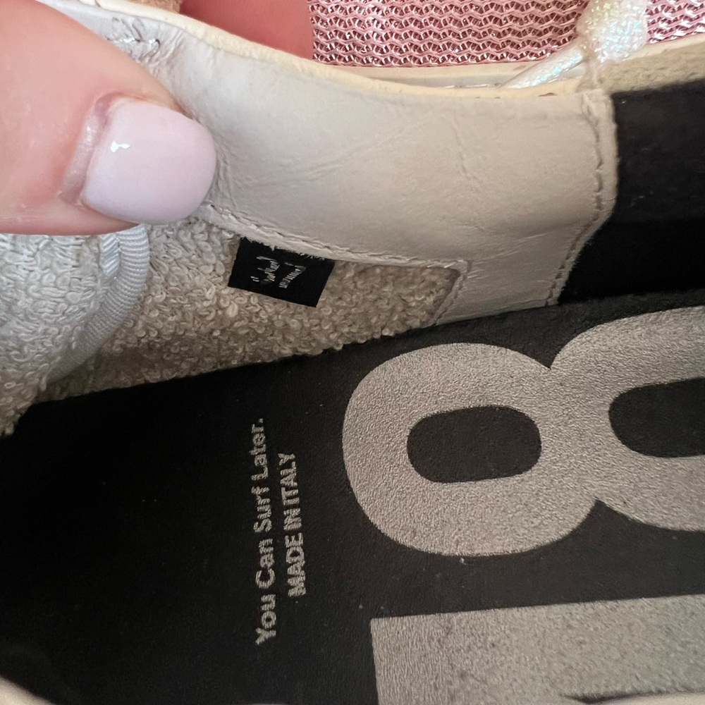 P448 Johnny low top sneakers jolly Polly pink and white -37 - Picture 11 of 11